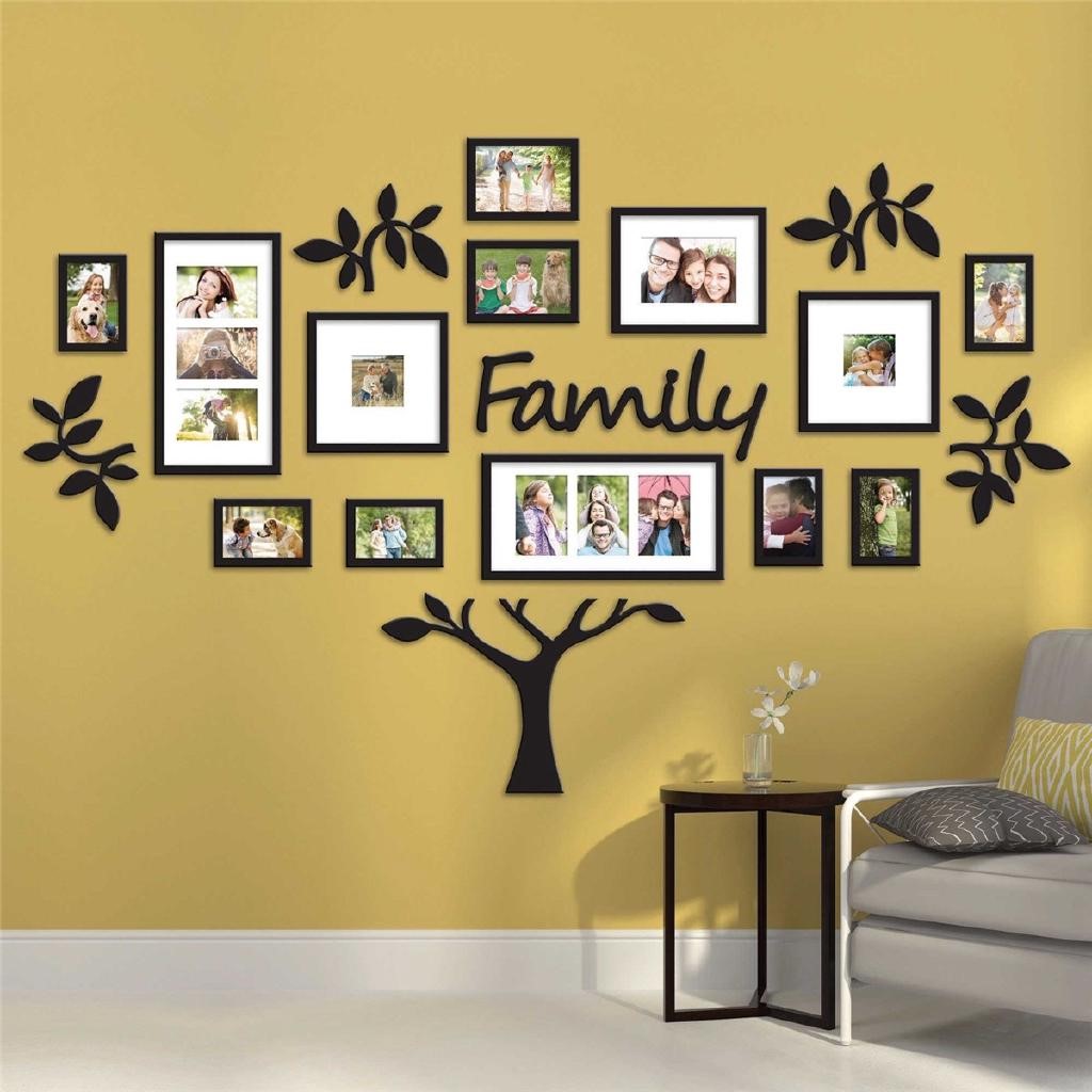 Tường trang trí đẹp với tranh gia đình, những mẫu tranh trang trí phòng khách đẹp