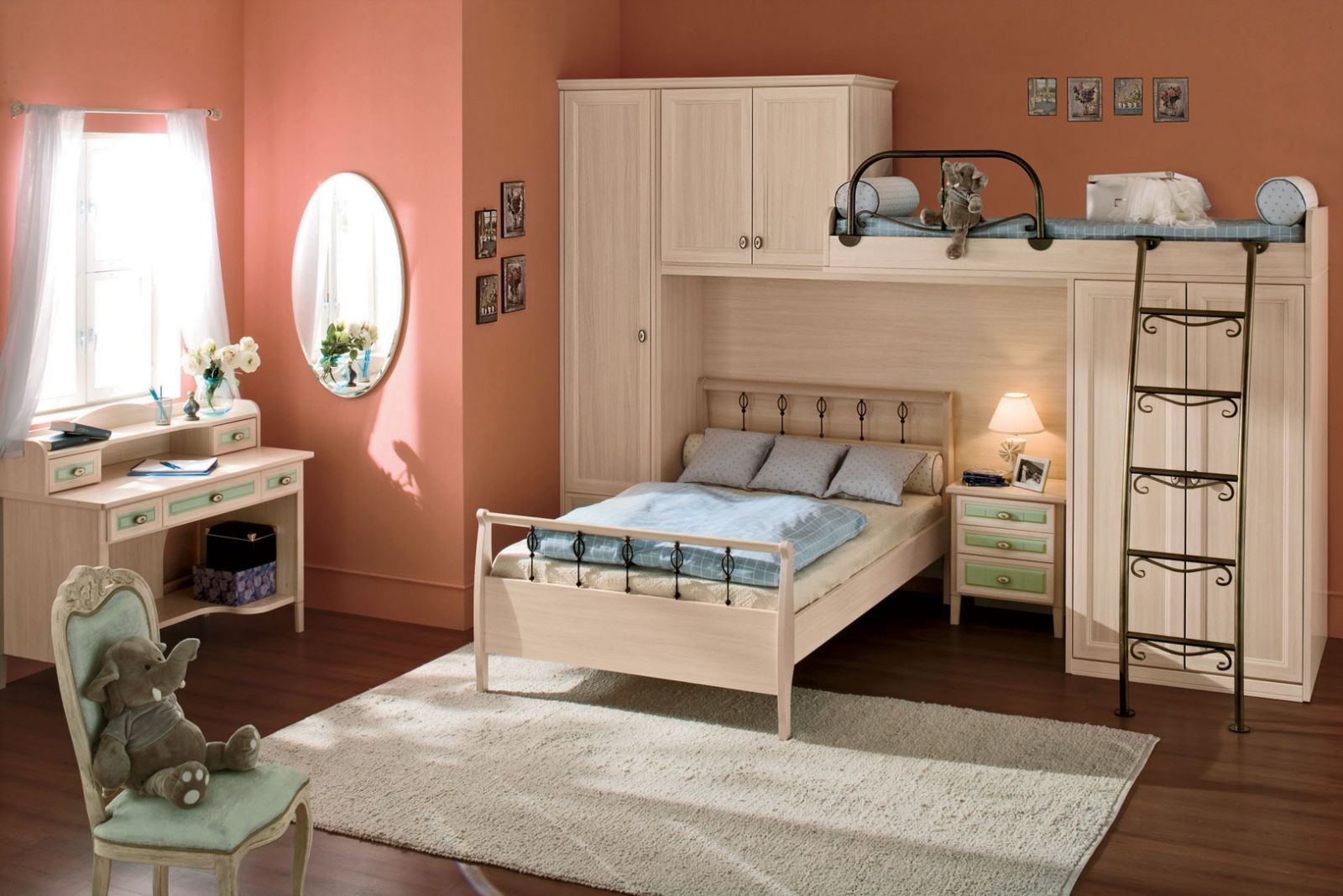 Giường tủ thông minh giá rẻ, giường tầng kết hợp tủ quần áo cho người lớn