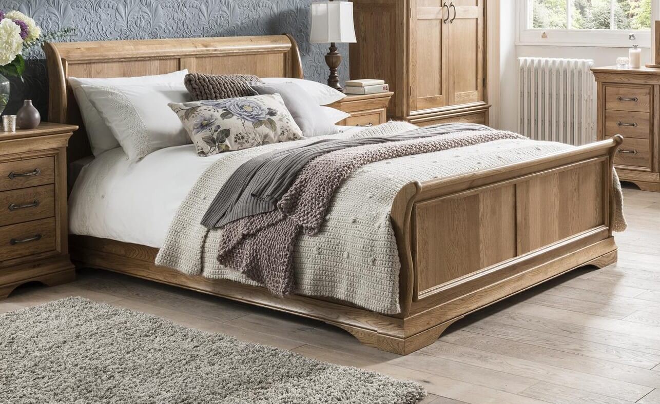Mẫu giường gỗ ép cao cấp, giường gỗ hiện đại đẹp